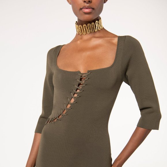 CULT GAIA Gold Metal Fahima Chocker - Picture 3 of 5